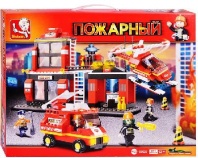 Конструктор М38-В0225 Пожарные спасатели (371 дет.), арт. 38-0225 от интернет-магазина Континент игрушек