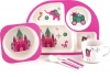 Набор детской посуды NOBVAN «Принцесса», гипоаллергенная, 5 предметов