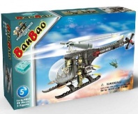 Конструктор Banbao (Банбао) "Военный вертолет", 90 деталей от интернет-магазина Континент игрушек