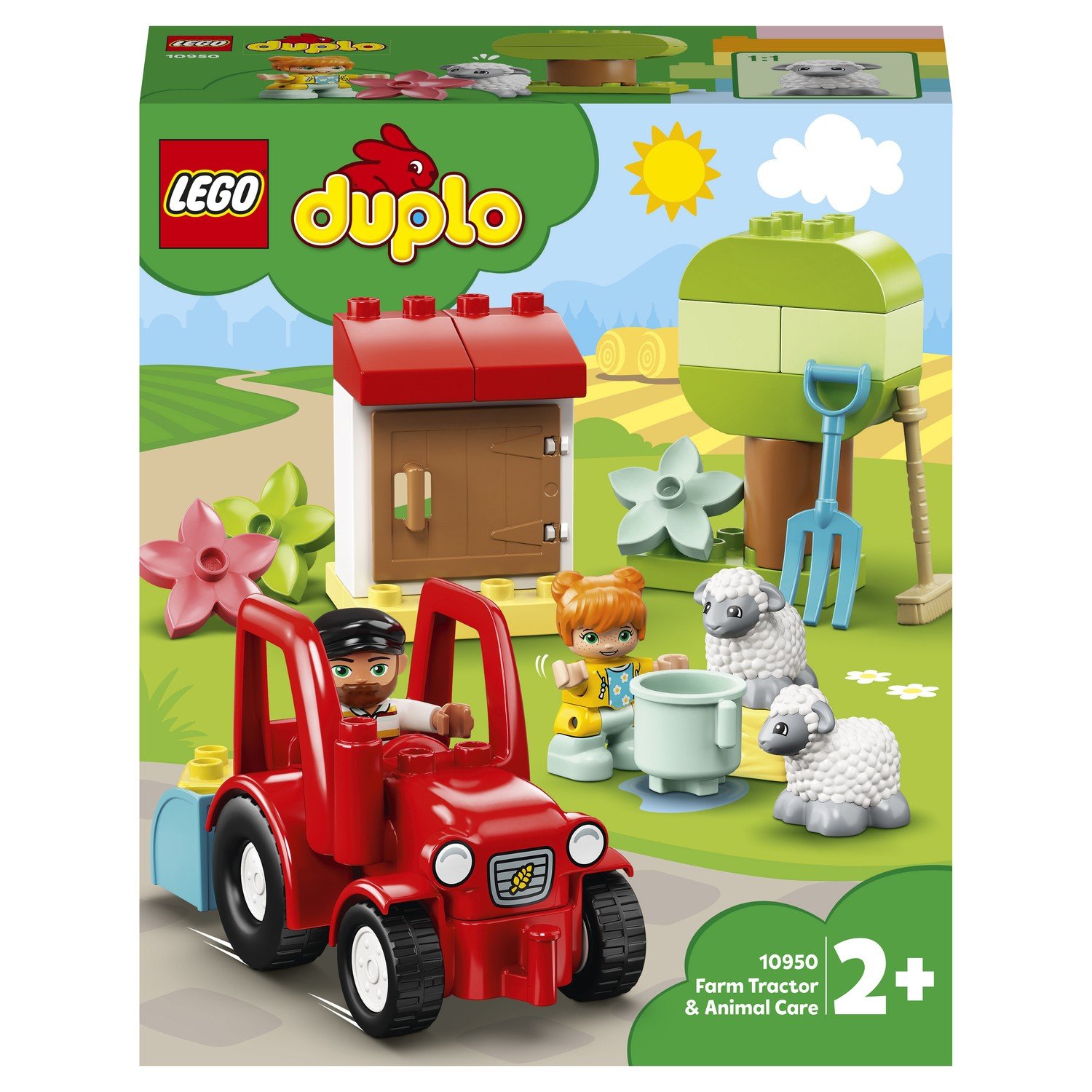 LEGO DUPLO Конструктор Фермерский трактор и животные