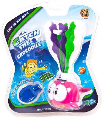 Игры с водой. Дельфин c подсветкой