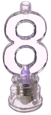 Свеча светодиодная "Цифра 8", со свечками   3638558 от интернет-магазина Континент игрушек