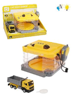 Игр.набор Автомойка, в комплекте: предметов 2шт., машина металл., откр.двери, эл.пит.АА*3шт.не вх.в  от интернет-магазина Континент игрушек