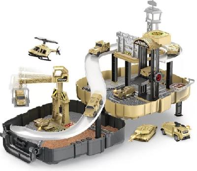 Трек в рюкзаке "Военная база" от интернет-магазина Континент игрушек