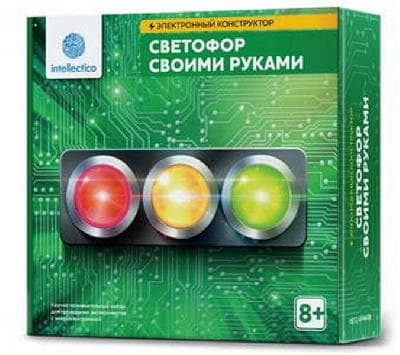Конструктор электронный "Светофор своими руками" от интернет-магазина Континент игрушек