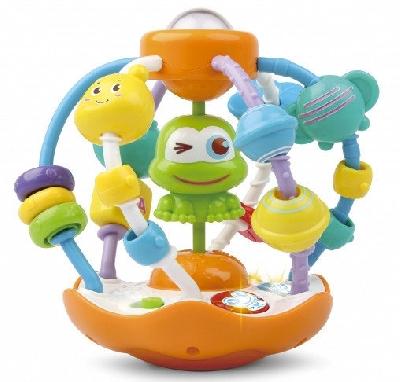 Игрушка для малышей. Шар развивающий музыкальный "Потеша", со световыми и звуковыми эффектами