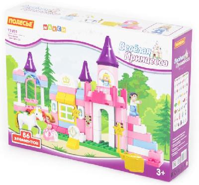 Конструктор Макси "Весёлая принцесса", 86 элементов от интернет-магазина Континент игрушек