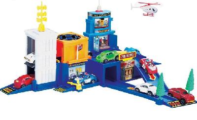 Автоград Парковка "Полицейский участок", 3 машины, 1 вертолет, лифт, №SL-2460А   1424922 от интернет-магазина Континент игрушек