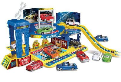 Автоград Мегапарковка "Автоцентр", 3 машинки, SL-2478A   1559822 от интернет-магазина Континент игрушек