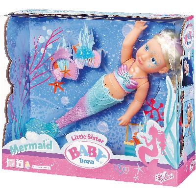 Кукла BABY born Кукла Сестричка Русалочка, 43 см от интернет-магазина Континент игрушек