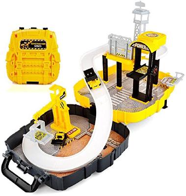 Трек в рюкзаке "Стройка" от интернет-магазина Континент игрушек