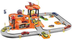 Парковка, в наборе с металлическими машинками P7388 от интернет-магазина Континент игрушек