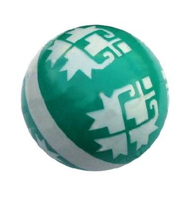 Мяч д.200 мм лакированный (со звездами)