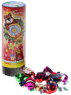 хлопушка поворотная "Пусть исполняются желания!" (конфетти+фольга серпантин) 11 см 324615 от интернет-магазина Континент игрушек