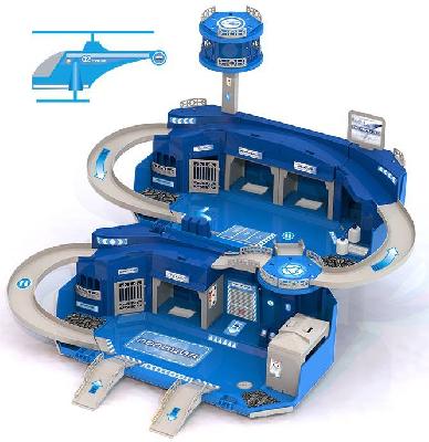 Гараж Полицейская станция 45х27,5х15,5 см. от интернет-магазина Континент игрушек