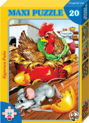 Пазл ДК 20 макси Курочка Ряба от интернет-магазина Континент игрушек