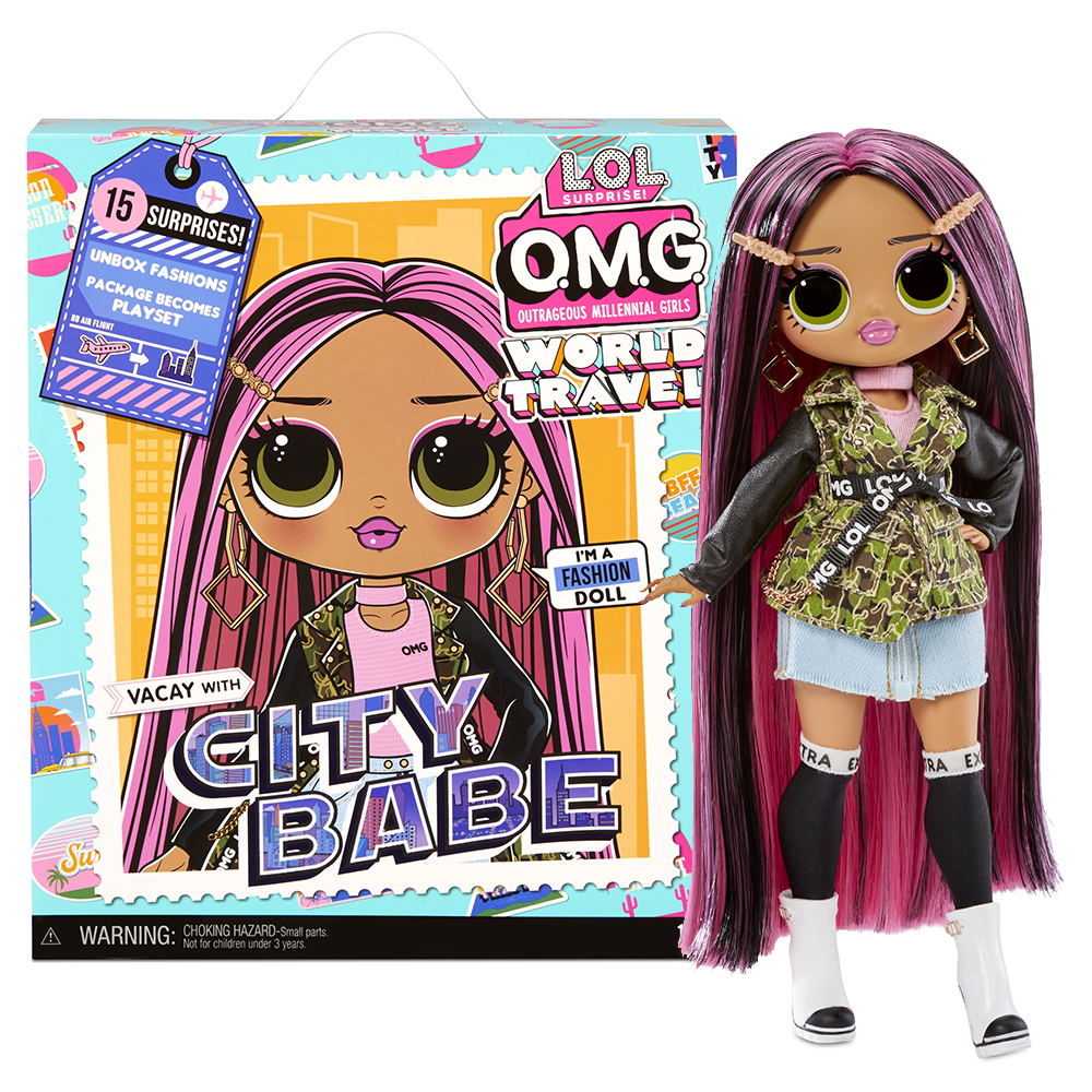 Кукла L.O.L. Surprise! OMG Travel Doll City Babe 76587