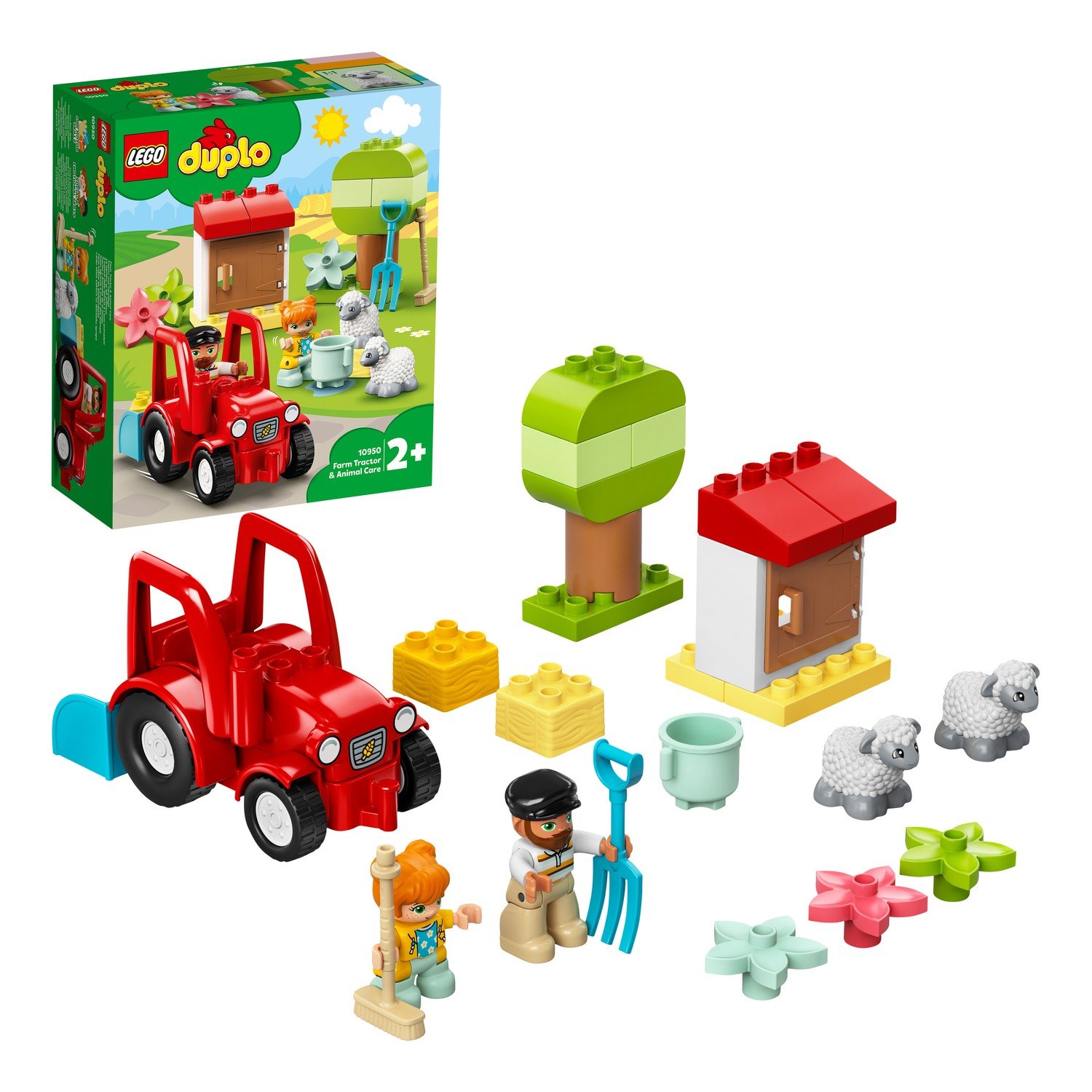 LEGO DUPLO Конструктор Фермерский трактор и животные