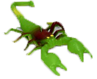 Игрушка резиновая скорпион