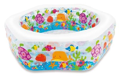 Бассейн надувной «Морской риф», 191 х 178 х 61 см, от 6 лет, 56493NP INTEX