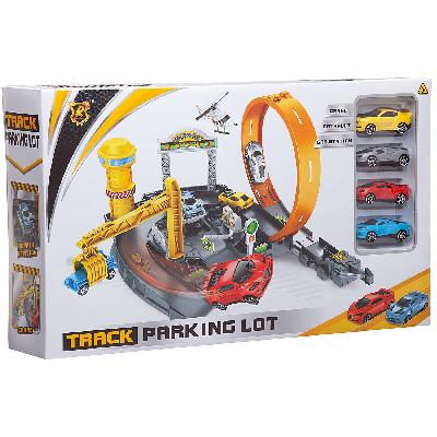 Набор игровой с треком, пусковым устроством и мертвой петлей, в коробке, 45,5х8,5х26,5см от интернет-магазина Континент игрушек