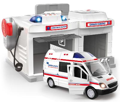Игр набор Гараж с автомобилем CLM-557 от интернет-магазина Континент игрушек