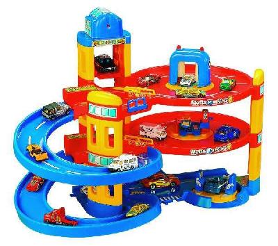 Паркинг Мега с 5 машинками 59х13,5х50 см. от интернет-магазина Континент игрушек