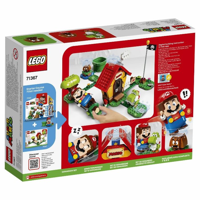 Lego mario house yoshi sale