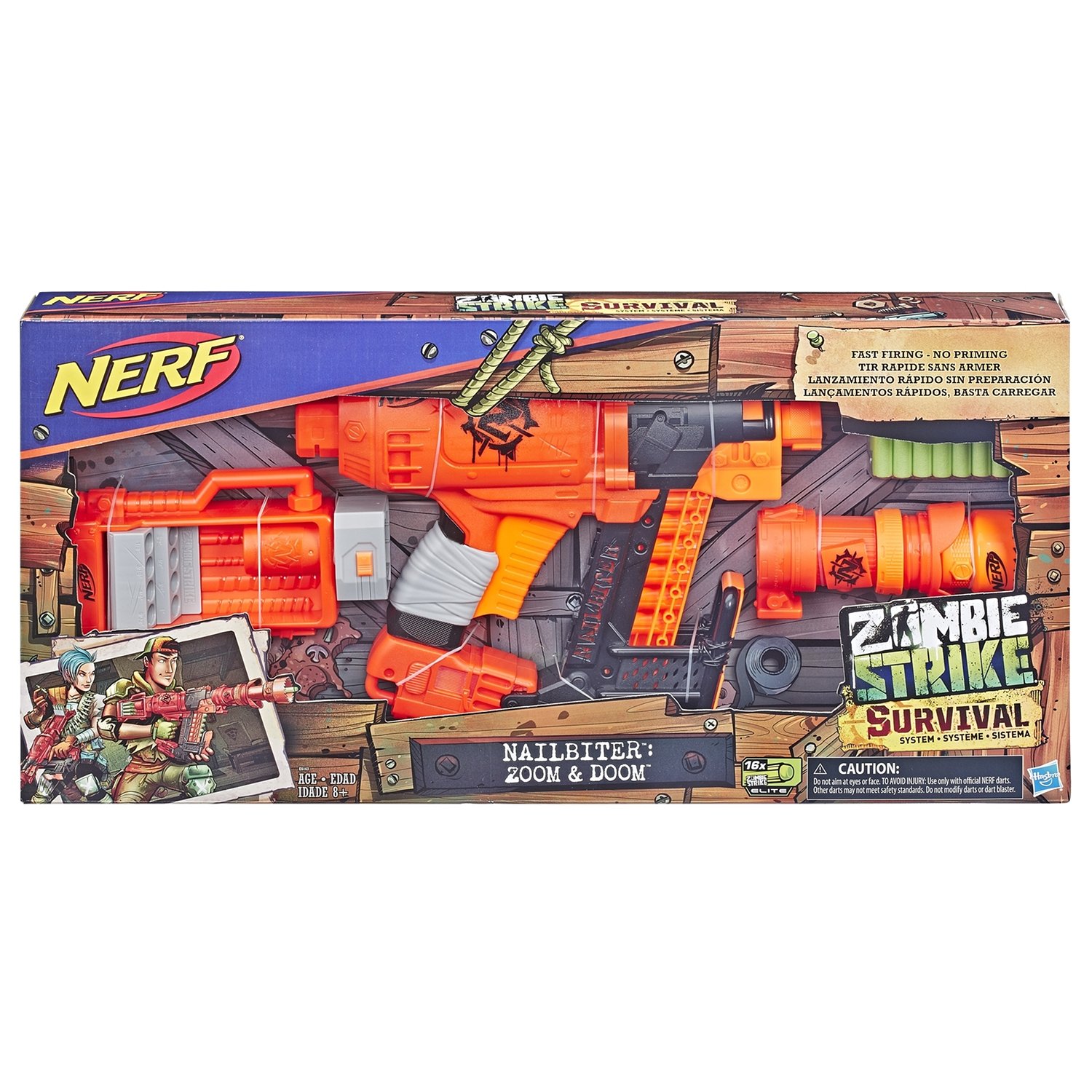 Игровой набор бластер NERF Нерф Ногтегрыз