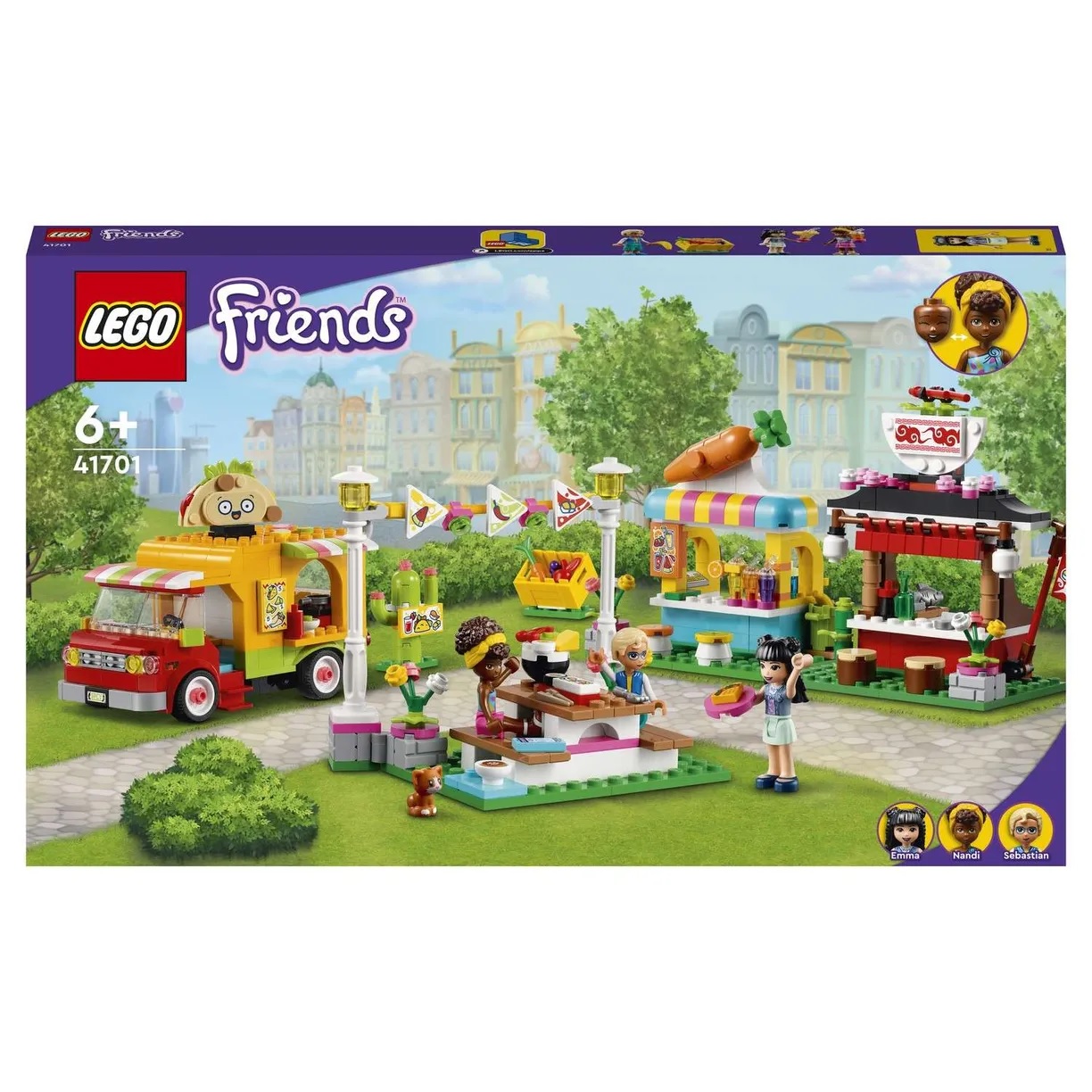 Конструктор LEGO Friends Рынок уличной еды 41701 | Интернет-магазин  Континент игрушек