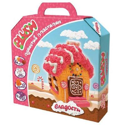 Пластилин пушистый "PLUSH" "Сладости" от интернет-магазина Континент игрушек