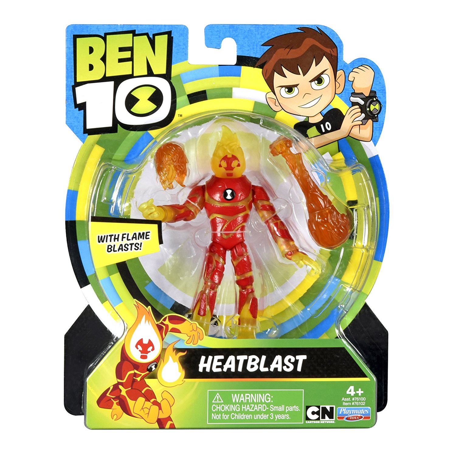 Ben 10 Фигурка 12.5 см, Человек-огонь | Интернет-магазин Континент игрушек