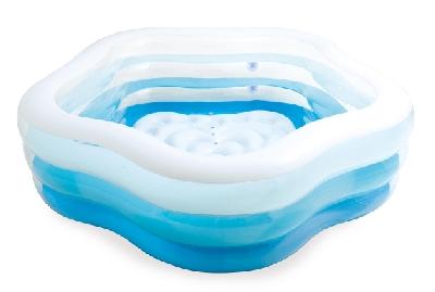 Бассейн надувной «Звезда», надувное дно, 185 х 180 х 53 см, от 3 лет, 56495NP INTEX