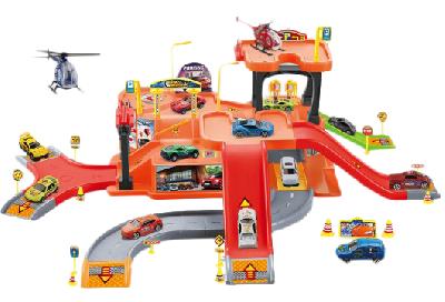 Парковка, в наборе с металлическими машинками P7288 от интернет-магазина Континент игрушек