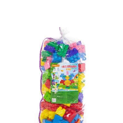 Конструктор Великан (270 элементов в мешке) от интернет-магазина Континент игрушек