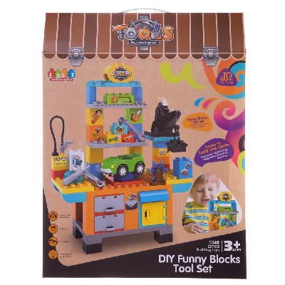 Игровой набор "Автомастерская" (сборная), 92 детали, в коробке 37,2х12,5х49,2см от интернет-магазина Континент игрушек