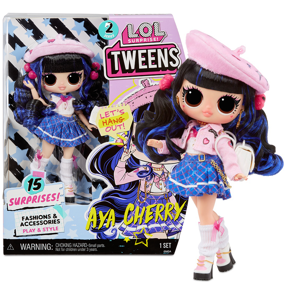 Кукла L.O.L. Surprise Tweens 2 Fashion Doll Aya Cherry, 15.2 см / Кукла ЛОЛ  Ая Черри 579588EUC