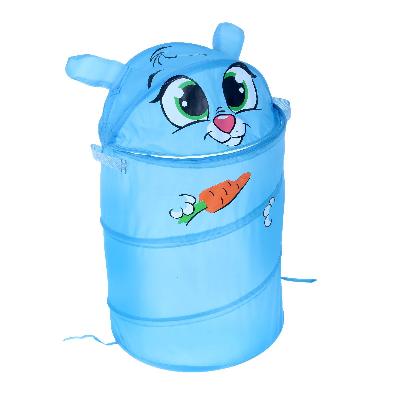 Корзина для игрушек "Зайка" с ручками, 37,5 х 37,5 х 55 см от интернет-магазина Континент игрушек