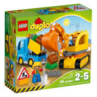 Конструктор LEGO DUPLO Грузовик и гусеничный экскаватор от интернет-магазина Континент игрушек