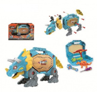 Чемоданчик-конструктор "Динозавр" с инструментами, со световыми и звуковыми эффектами, в коробке от интернет-магазина Континент игрушек