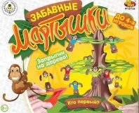 Игра настольная "Забавные мартышки", в коробке от интернет-магазина Континент игрушек