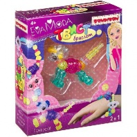 Твист-браслет 2в1 Bondibon Eva Moda, BOX 15х12,5х3,6 см, пони от интернет-магазина Континент игрушек