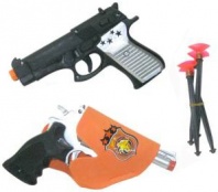 Набор из двух пистолетов с присосками в пакете, 14х17х4см от интернет-магазина Континент игрушек