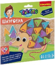 Набор для творчества  BONDIBON.  Шнуровка ( еж ) от интернет-магазина Континент игрушек