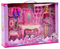 Игровой набор кукла с мебелью от интернет-магазина Континент игрушек
