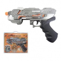 Пистолет штурмовой эл/мех., со световыми и звуковыми эффектами от интернет-магазина Континент игрушек