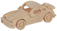 Модель деревянная сборная, Транспорт,  "Спорткупе"  от интернет-магазина Континент игрушек