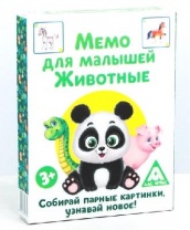 Настольная развивающая игра «Мемо для малышей. Животные», 50 карт от интернет-магазина Континент игрушек