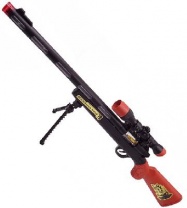Снайперская винтовка с подставкой для стрельбы, эл/мех, со световыми и звуковыми эффектами от интернет-магазина Континент игрушек