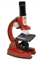 Набор для опытов с микроскопом и аксессуарами, 36 предметов, красный от интернет-магазина Континент игрушек